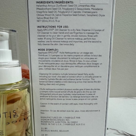 Epicutis Oil Cleanser Luxury Face Cleanser for All Skin Types - Picture 4 of 4